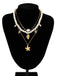 Starfish Seashell Pearl Layered Chain Necklace: vintage detail work for the woman who notices