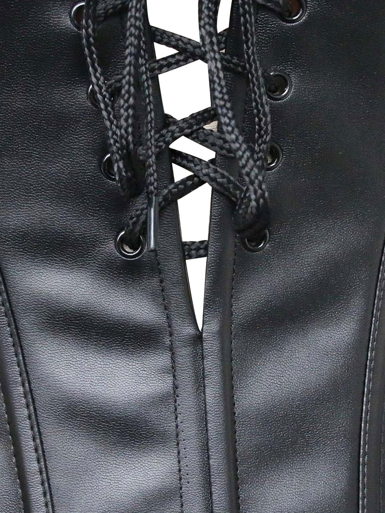 Steampunk Leather Gothic Lace Corset: timeless style reimagined