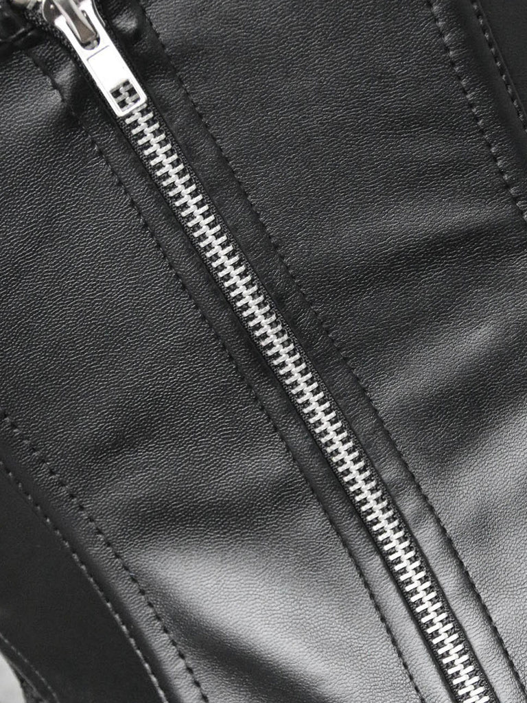 Steampunk Leather Gothic Lace Corset — vintage elegance for the modern woman