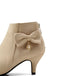 Stiletto Heel Pointed Suede Ankle High Heels - vintage shoes, retro heels