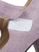 Suede Bow Mary Jane Block Heel Pumps, vintage fashion, retro style - perfect for women who love vintage and retro fashion