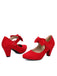 Suede Bow Mary Jane Block Heel Pumps, vintage fashion, retro style - perfect for women who love vintage and retro fashion