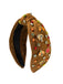 Thanksgiving Alloy Maple Leaf & Turkey Rhinestone Headband - vintage fashion, retro style
