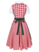 Traditional Oktoberfest Bavarian Carnival Dirndl Dress, vintage dress, retro fashion - perfect for women who love vintage and retro fashion