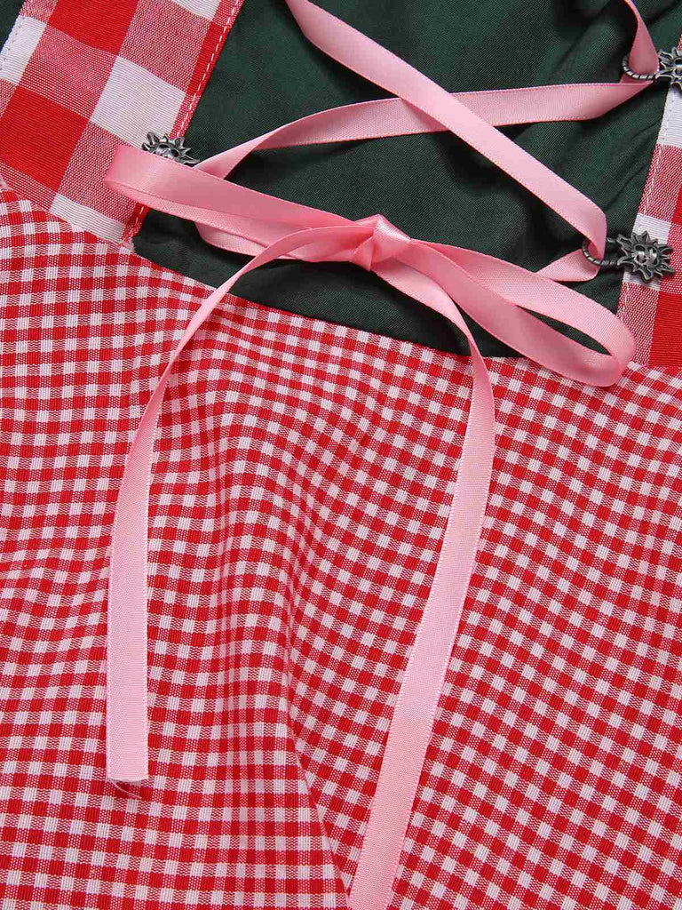 Traditional Oktoberfest Bavarian Carnival Dirndl Dress, vintage dress, retro fashion - perfect for women who love vintage and retro fashion