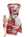 True Red 1960s Cherry Newspaper Strapless Dress - vintage dress, retro fashion for vintage lovers