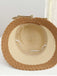 Vintage Two-Tone Straw Sun Hat