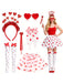Valentine’s Day Heart Costume Accessory Set - vintage fashion, retro style