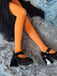 Velvet Candy-Color Pantyhose: vintage power dressing, reimagined