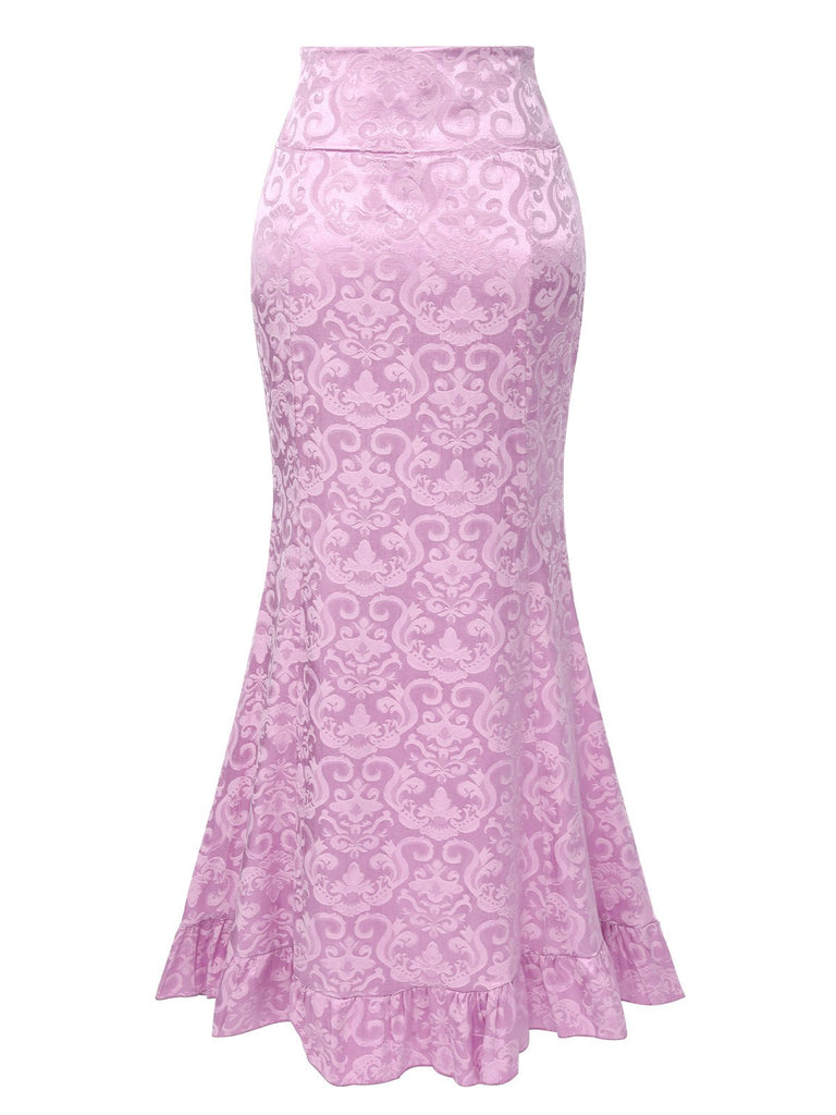 Vintage 1930s Punk Lace-Up Mermaid Skirt, vintage skirt, retro style - perfect for women who love vintage and retro fashion