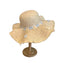 Vintage 3D Daisy Raffia Fringe Brim Sun Hat - vintage fashion, retro style
