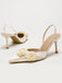 Vintage 3D Pointed-Toe High Heel Pumps - vintage fashion, retro style, classic elegance for vintage lovers