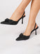 Vintage 3D Pointed-Toe High Heel Pumps: beautiful vintage fashion, retro style, classic elegance with timeless appeal