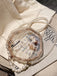 Vintage 3D Seashell Transparent Pearl Chain Bag - vintage fashion, retro style
