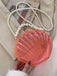 Vintage 3D Seashell Transparent Pearl Chain Bag - vintage fashion, retro style