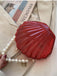 Vintage 3D Seashell Transparent Pearl Chain Bag - vintage fashion, retro style