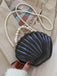 Vintage 3D Seashell Transparent Pearl Chain Bag, vintage bag, retro purse - perfect for women who love vintage and retro fashion