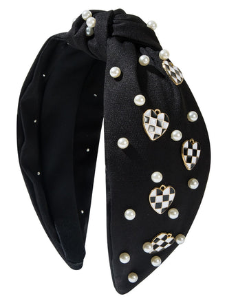 She finds her 1950s story in this Vintage Alloy Heart & Hairband