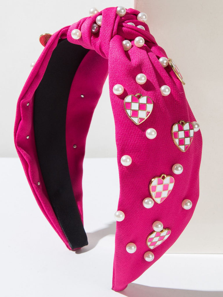 This Vintage Alloy Heart & Hairband whispers 1950s secrets to those who notice