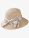 Vintage Bowknot Wide Brim Ruffia Hat - vintage fashion, retro style