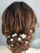 Dark Coffee 1970s Pearl Hair Pin Accessories Set 2
