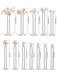 Dark Coffee 1970s Pearl Hair Pin Accessories Set 5