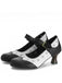 Vintage Brogue Floral Hollow Out Chunky Heels