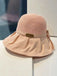 Vintage Canvas Brim Bow Sun Hat - vintage fashion, retro style