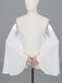 She finds her 1950s story in this Vintage Chiffon Trumpet Sleeve Accessories