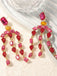 She adds this Vintage Crystal Cascade Diamond Earrings and suddenly it's 1950s perfection