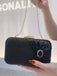 Vintage Crystal Glitter Satin Clutch Bag - vintage fashion, retro style