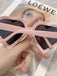 Vintage Curved Heart Frame Sunglasses - vintage fashion, retro style
