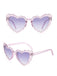 Vintage Curved Heart Frame Sunglasses: timeless 1950s elegance she makes her own