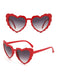 Vintage Curved Heart Frame Sunglasses — 1950s style that transcends decades