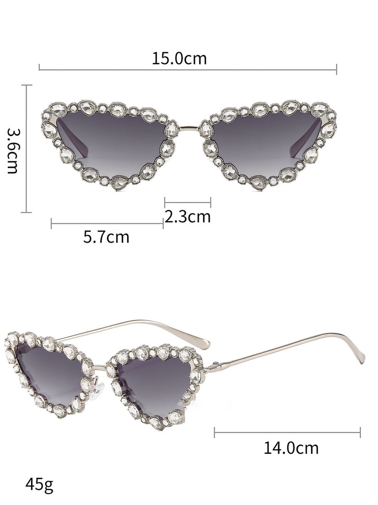 Vintage Diamond Cat Eye Sunglasses — 1950s style that transcends decades