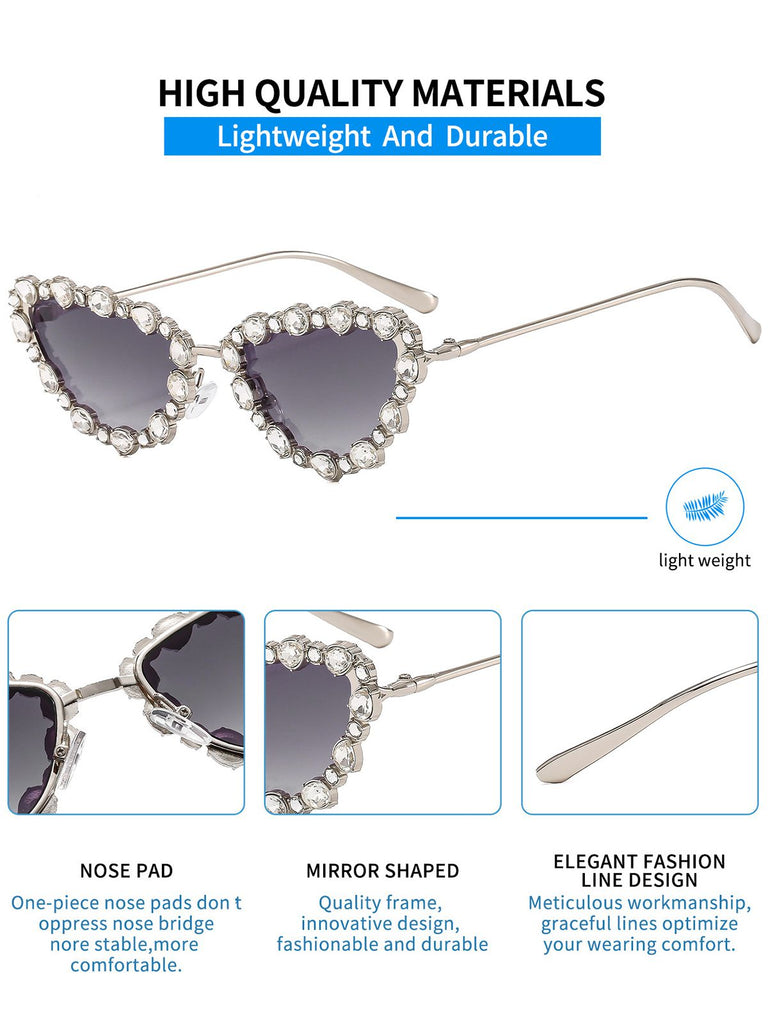 Vintage Diamond Cat Eye Sunglasses — 1950s vintage charm for her modern wardrobe