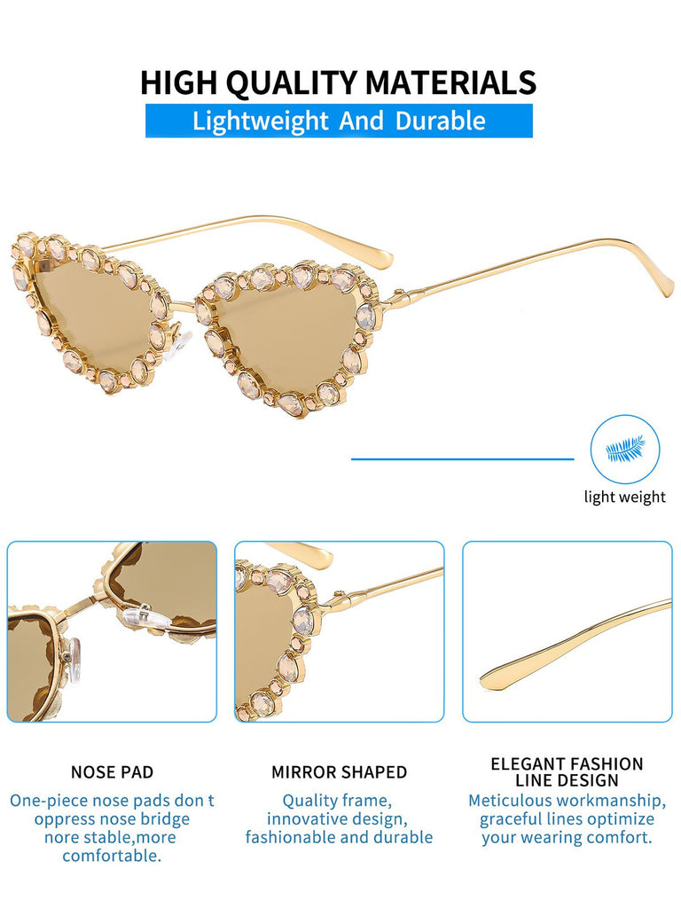 This Vintage Diamond Cat Eye Sunglasses whispers 1950s secrets to those who notice