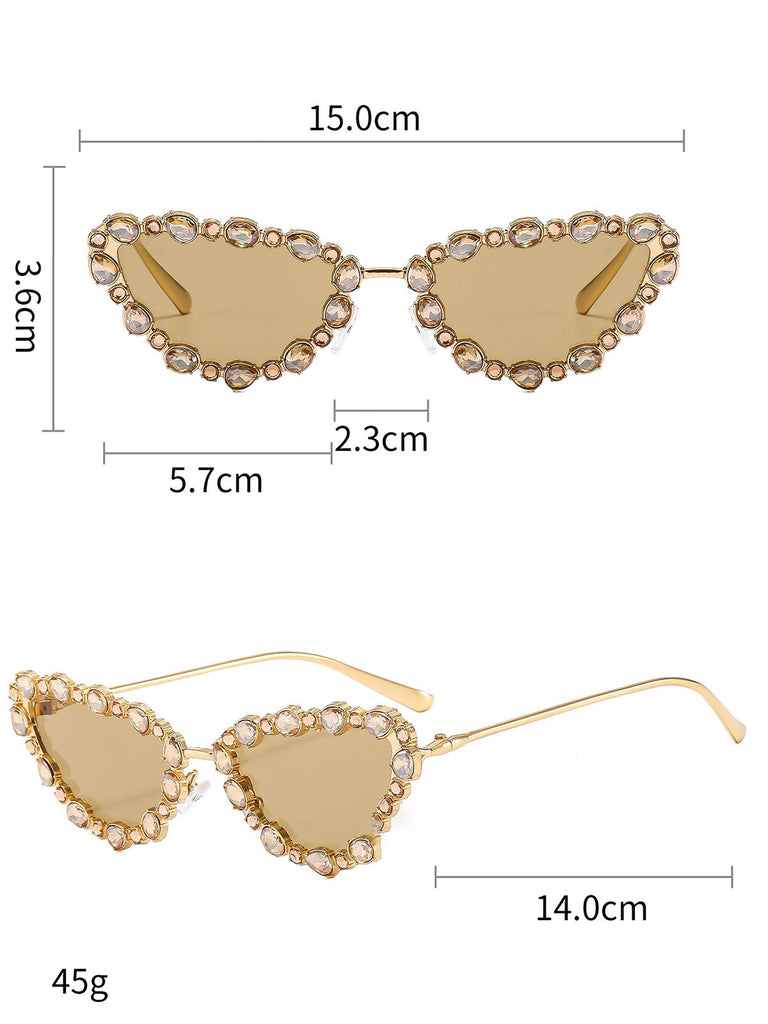 Vintage Diamond Cat Eye Sunglasses — 1950s style that transcends decades