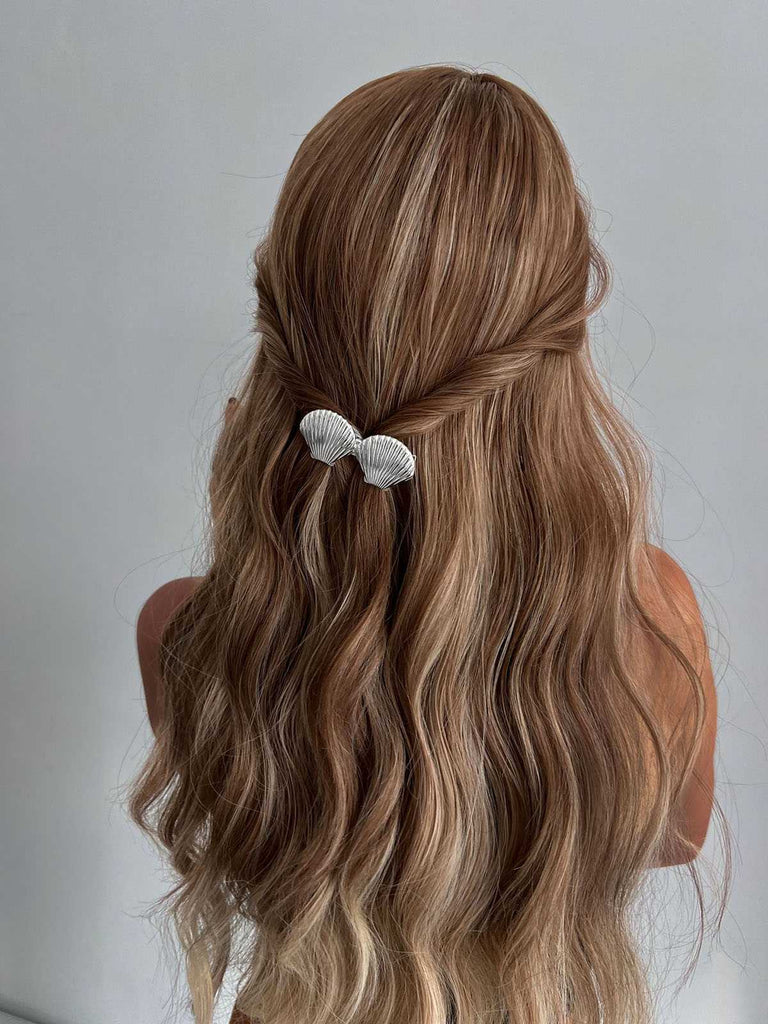 Vintage Double Shell Metal Hairpin — 1950s style that transcends decades