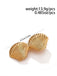Vintage Double Shell Metal Hairpin — 1950s vintage charm for her modern wardrobe