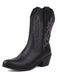 Vintage Embroidered Chunky Heel Cowboy Boots — 1950s style that transcends decades