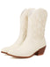 Vintage Embroidered Chunky Heel Cowboy Boots — 1950s style that transcends decades