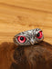 Vintage Evil Eye Owl Ring - vintage fashion, retro style