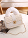 Vintage Faux Fur Handle Mini Crossbody Bag - vintage fashion, retro style