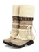 Vintage Faux Fur Pom-Pom Winter Snow Boots - vintage fashion, retro style