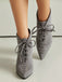 Vintage Faux Suede Pointed-Toe High Heels - vintage shoes, retro heels