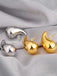 This Vintage Glossy Teardrop-Shaped Earrings carries 1950s stories waiting to be told