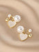 This Vintage Gold Edged Pearl Heart Earrings carries 1950s stories waiting to be told