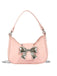 She adds this Vintage Leather Bow Handle Handbag and suddenly it's 1950s perfection