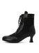 Vintage Leather Solid Lace Heel Boots — 1950s style that transcends decades